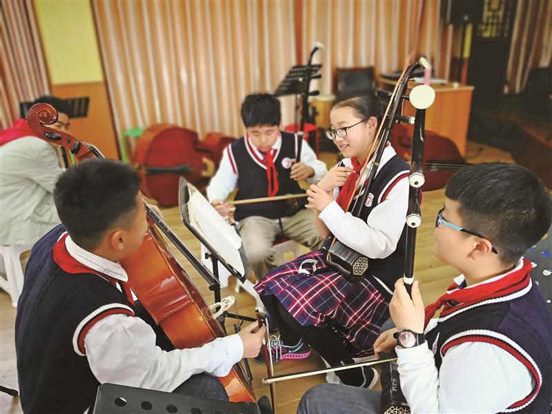无锡市前洲中心小学：组建民乐团